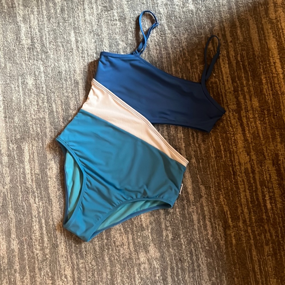 Girls Limeapple Bathingsuit